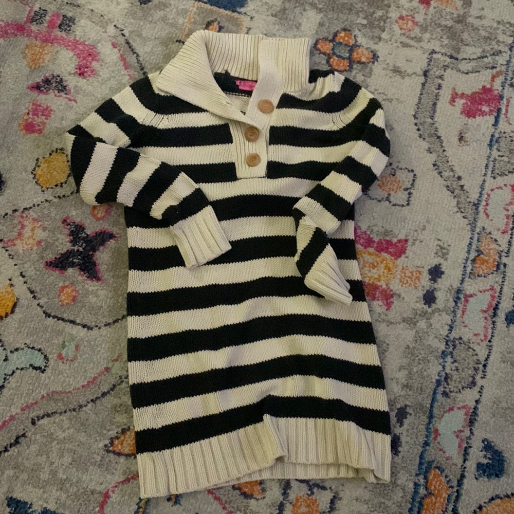 BCBG Striped sweater dress